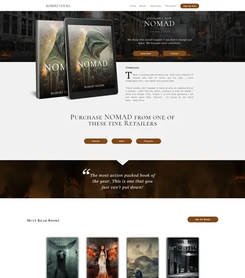 Nomad Website Template