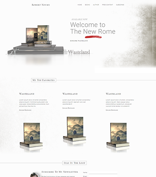 Wasteland Website Template